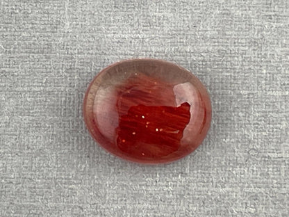 11x9 Red Oregon Sunstone Oval Cabochon | Schiller | 3.5 carats | OSC283 - Oregon Sunstone - Gem Enthusiast