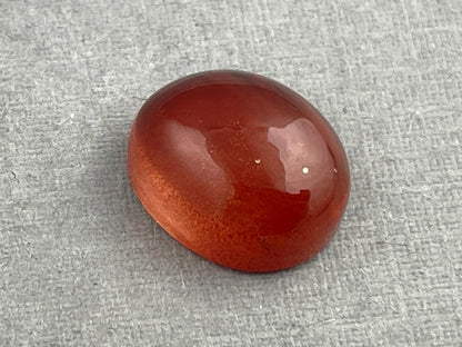 11x9 Red Oregon Sunstone Oval Cabochon | Schiller | 4.43 carats | OSC258 - Oregon Sunstone - Gem Enthusiast