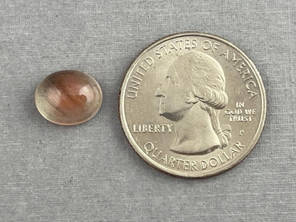 11x9 Schiller Oregon Sunstones Oval Cabochon | 4 carats | OSC298 - Oregon Sunstone - Gem Enthusiast