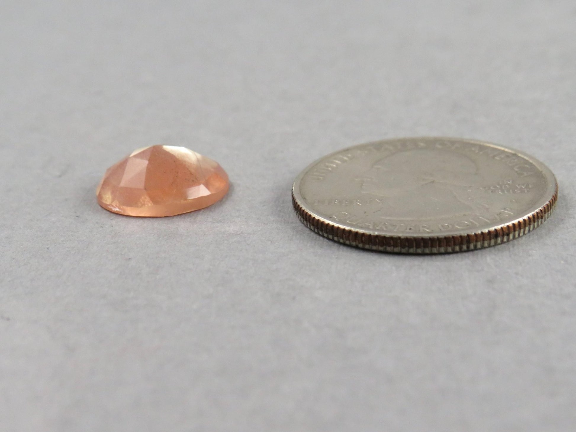 12mm Oregon Sunstones with Schiller | Round Rose Cut Cabochon | 4.8 carats | OSR122 - Gem Enthusiast