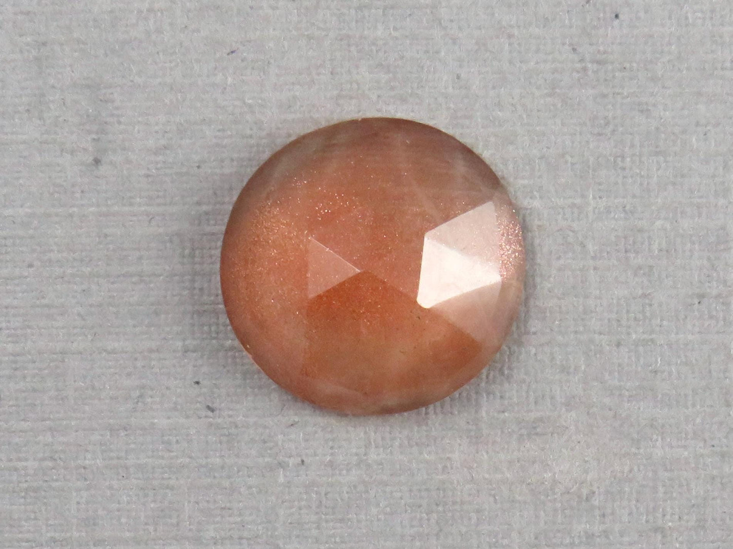 12mm Oregon Sunstones with Schiller | Round Rose Cut Cabochon | 4.8 carats | OSR122 - Gem Enthusiast