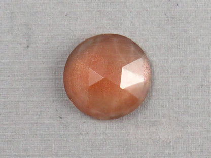 12mm Oregon Sunstones with Schiller | Round Rose Cut Cabochon | 4.8 carats | OSR122 - Gem Enthusiast