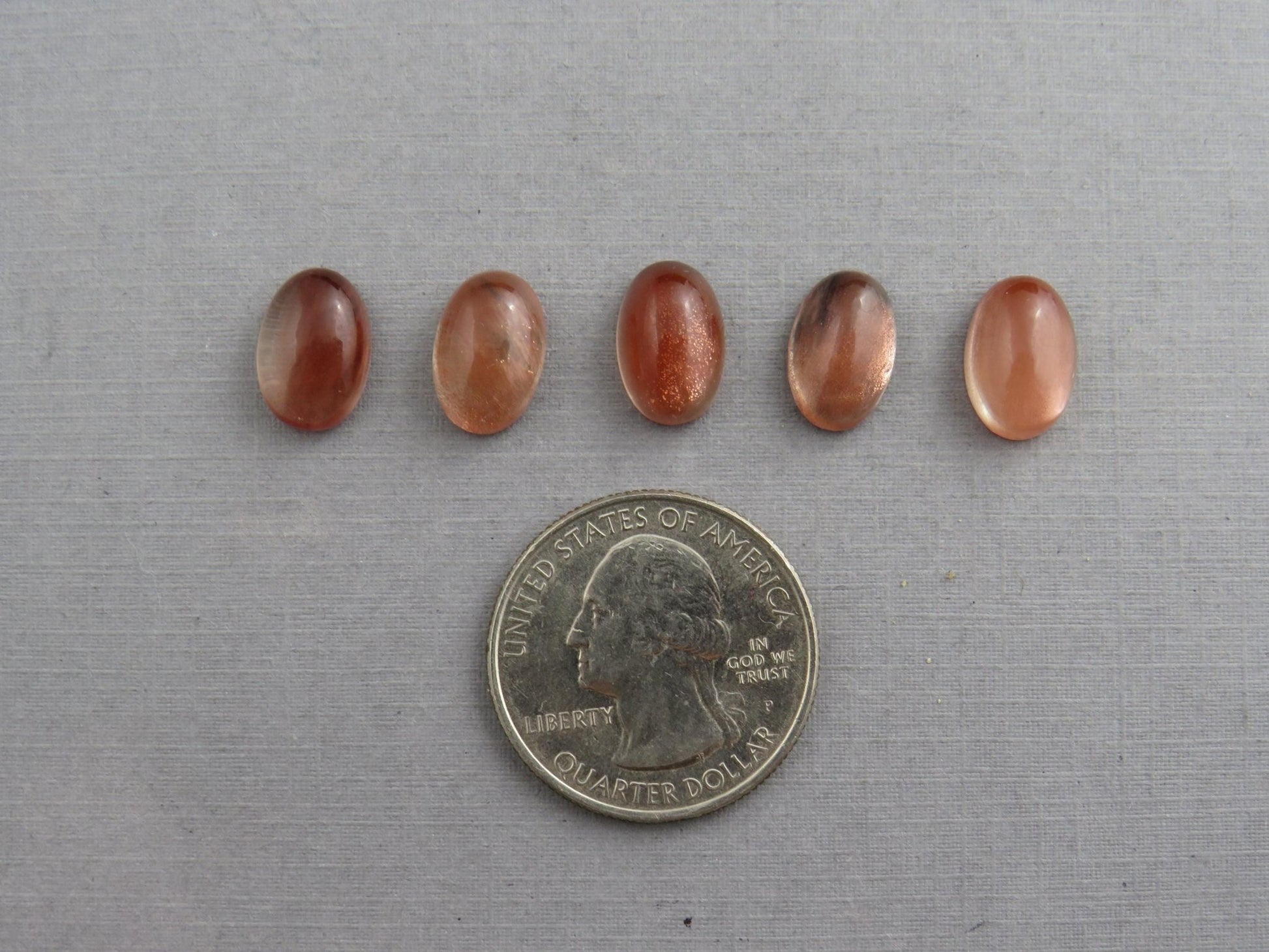 12x8 Oregon Sunstone Oval Cabochon Gemstones | Mined in the USA | OSC329 - Gem Enthusiast