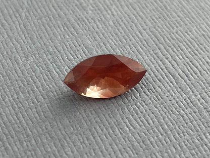 12x8 Red Oregon Sunstone Marquise Gemstone with Schiller | 1.89 carats | OSF164 - Oregon Sunstone - Gem Enthusiast