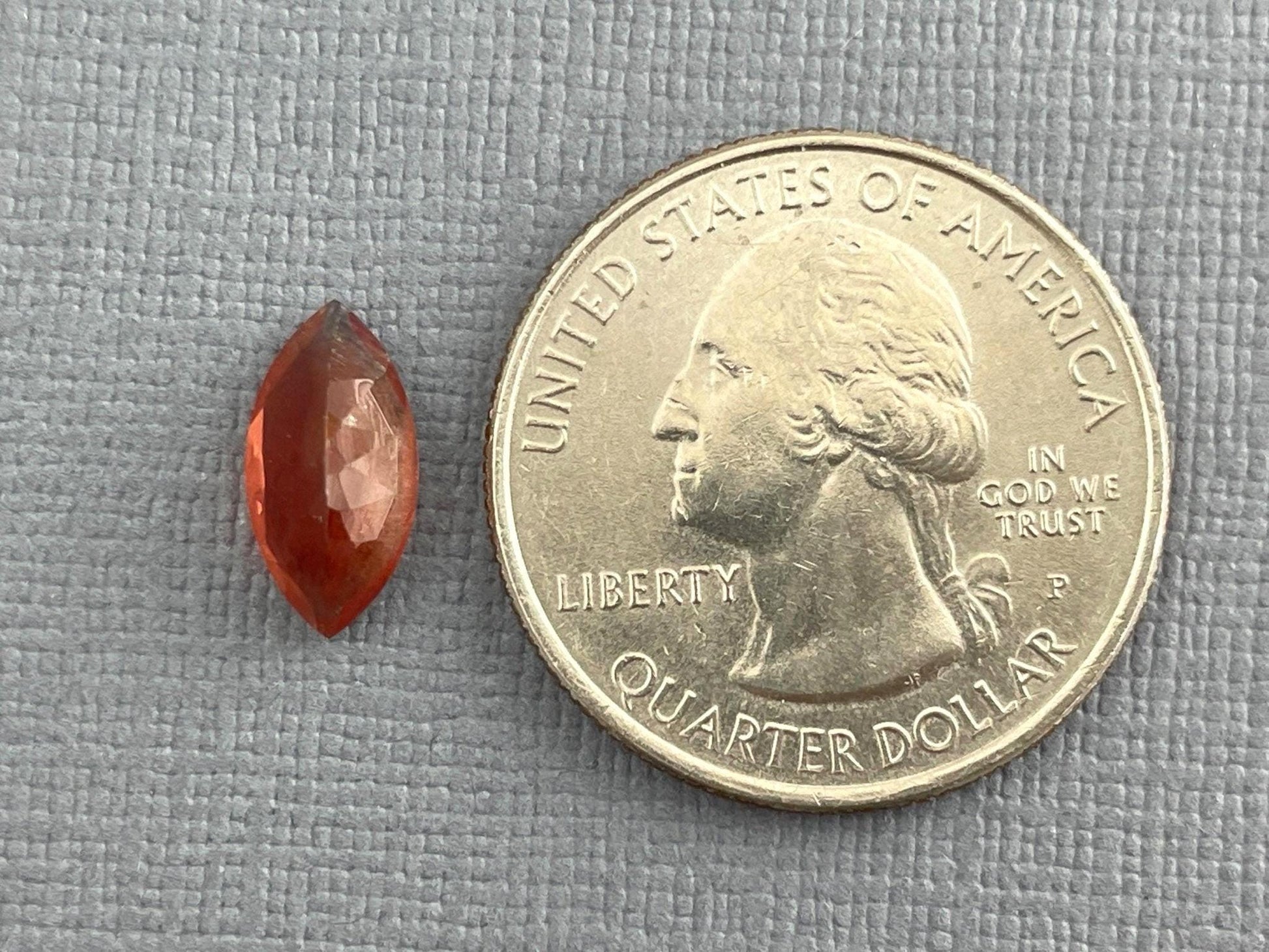 12x8 Red Oregon Sunstone Marquise Gemstone with Schiller | 1.89 carats | OSF164 - Gem Enthusiast