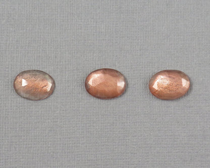 12x9 Oregon Sunstone Oval Rose Cut | Pendant Stone | avg 2.5ct | Per Stone | Oregon USA | OSR152 - Gem Enthusiast