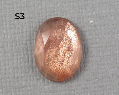 12x9 Oregon Sunstone Oval Rose Cut | Pendant Stone | avg 2.5ct | Per Stone | Oregon USA | OSR152 - Gem Enthusiast