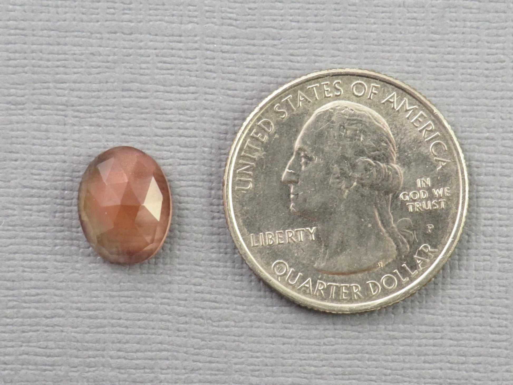 12x9 Oregon Sunstone - Rose Cut Oval | 11.7x9.3mm, 3.56ct | Oregon USA | OSR130 - Gem Enthusiast