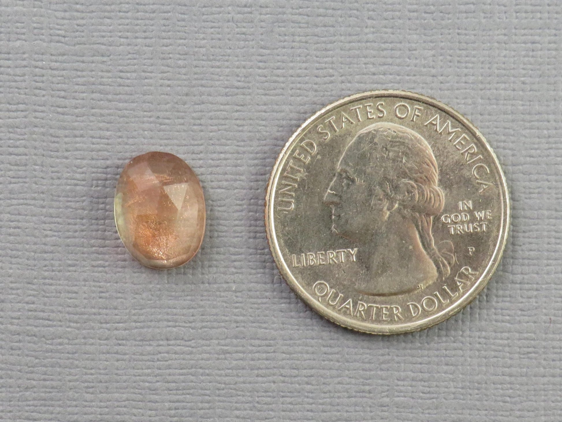12x9 Oregon Sunstones with Schiller | Oval Rose Cut Cabochon | 3.8 carats | OSR126 - Gem Enthusiast