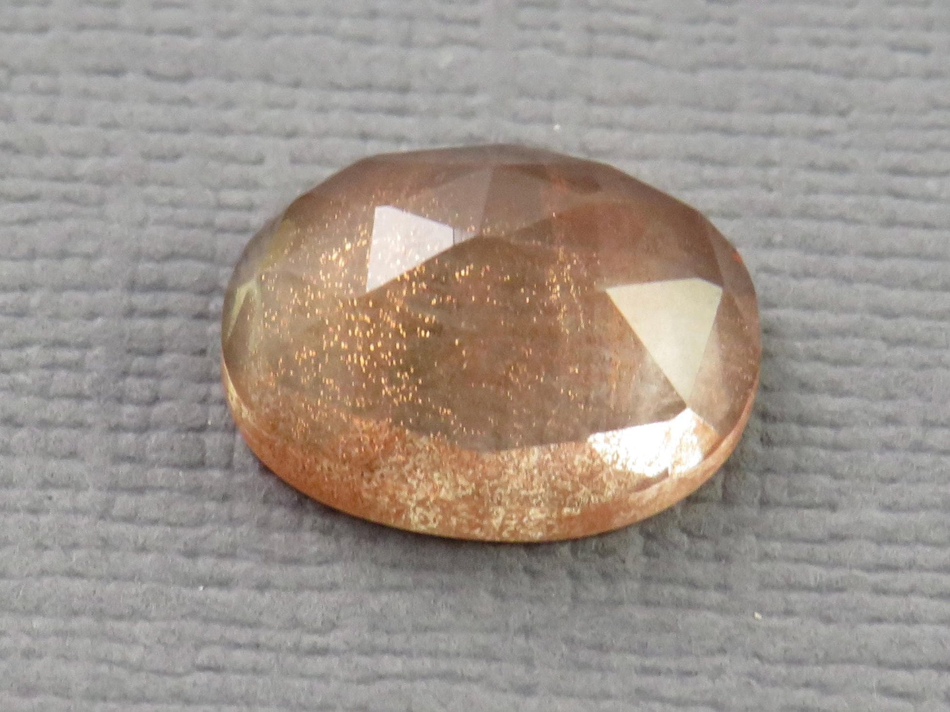 12x9 Oregon Sunstones with Schiller | Oval Rose Cut Cabochon | 3.8 carats | OSR126 - Gem Enthusiast