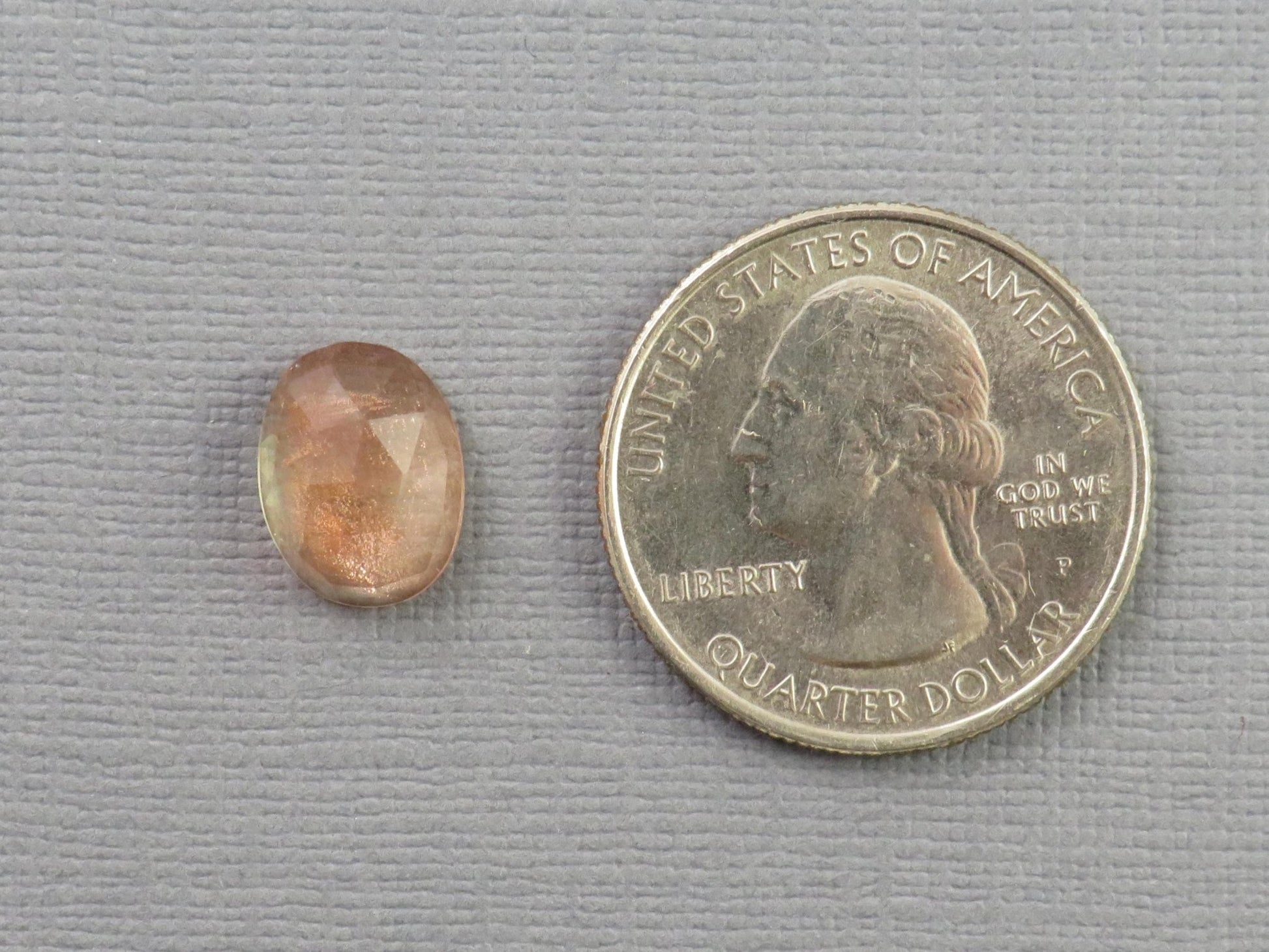 12x9 Oregon Sunstones with Schiller | Oval Rose Cut Cabochon | 5.2 carats | OSR126 - Gem Enthusiast