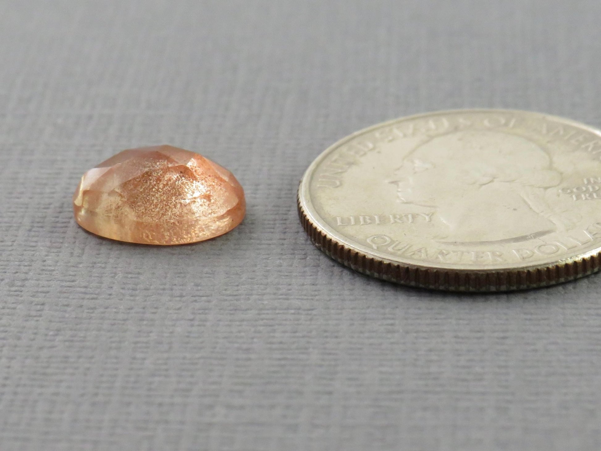 12x9 Oregon Sunstones with Schiller | Oval Rose Cut Cabochon | 5.2 carats | OSR126 - Gem Enthusiast