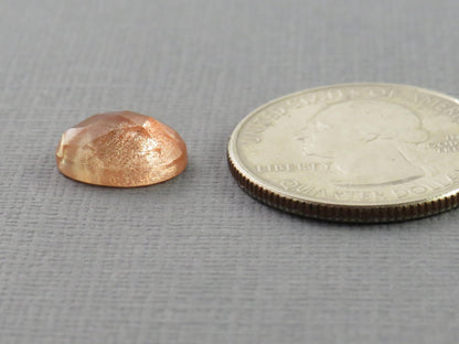 12x9 Oregon Sunstones with Schiller | Oval Rose Cut Cabochon | 5.2 carats | OSR126 - Gem Enthusiast