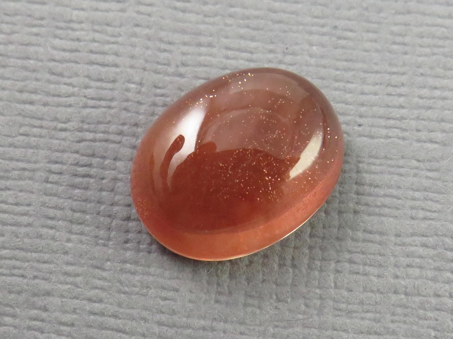 13x10 Oregon Sunstone Cabochon Oval | 5.9ct | Ponderosa, Oregon USA | OSC346 - Gem Enthusiast
