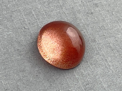 13x11 LARGE Oregon Sunstone Oval Cabochon | Schiller | 6.34 carats | OSC297 - Oregon Sunstone - Gem Enthusiast
