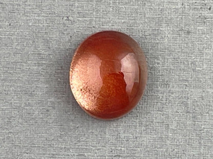 13x11 LARGE Oregon Sunstone Oval Cabochon | Schiller | 6.34 carats | OSC297 - Oregon Sunstone - Gem Enthusiast