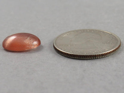 14x10 Schiller Oregon Sunstones Oval Cabochon | 7.22 carats | USA | OSC345 - Gem Enthusiast