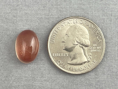 14x10 Schiller Oregon Sunstones Oval Cabochon | 7.9 carats | OSC296 - Oregon Sunstone - Gem Enthusiast