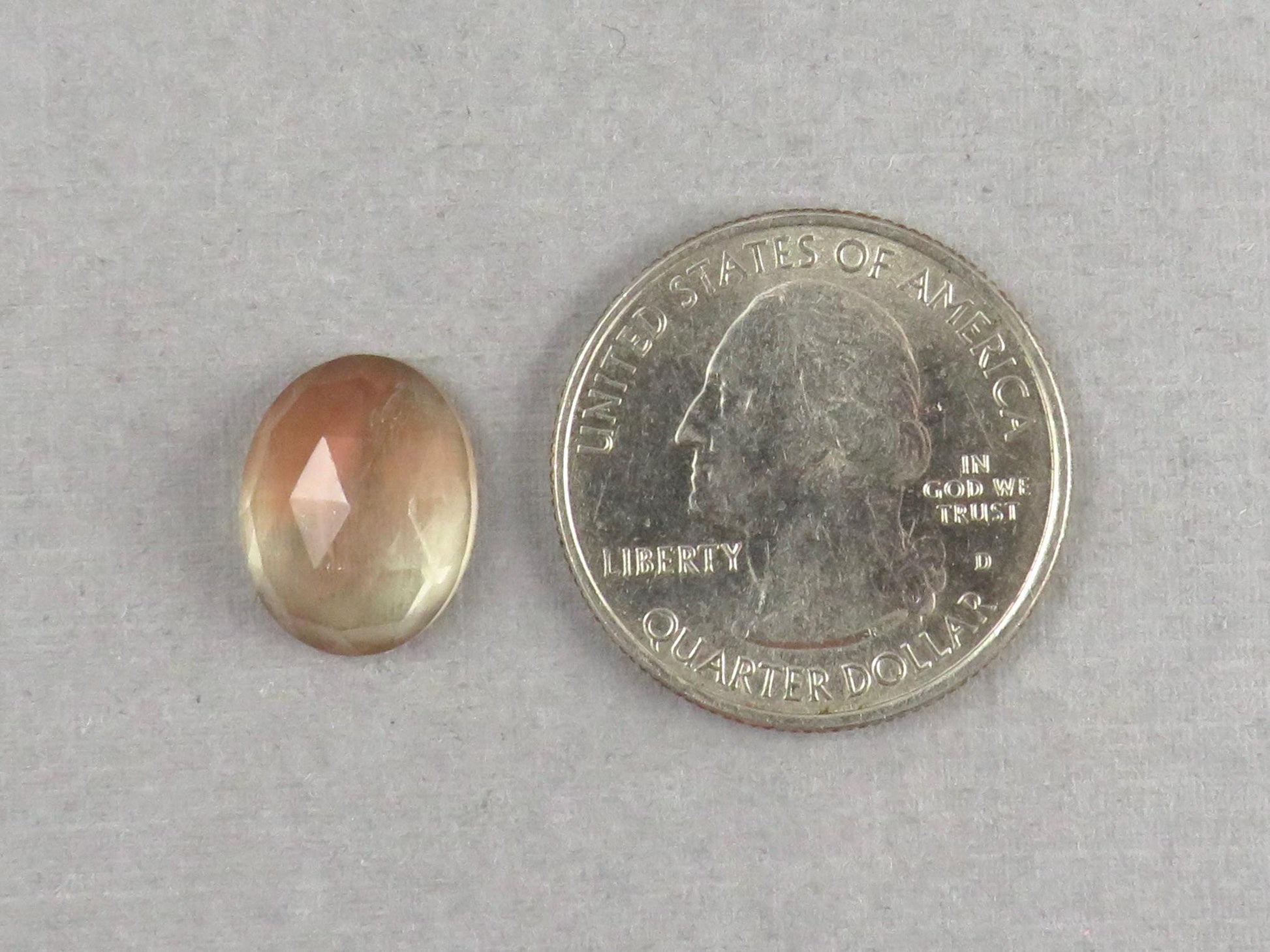 14x11 Oregon Sunstone Rose Cut Oval | 6.4ct | Ponderosa, Oregon USA | OSR118 - Gem Enthusiast