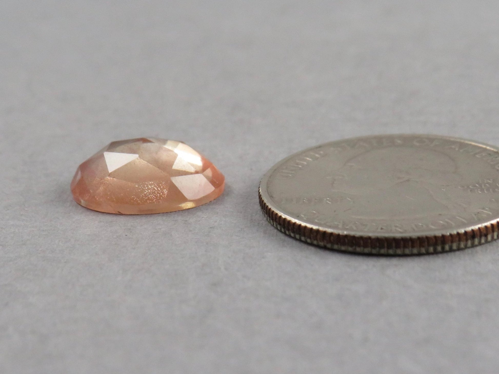 14x11 Oregon Sunstones with Schiller | Oval Rose Cut Cabochon | 5.2 carats | OSR125 - Gem Enthusiast