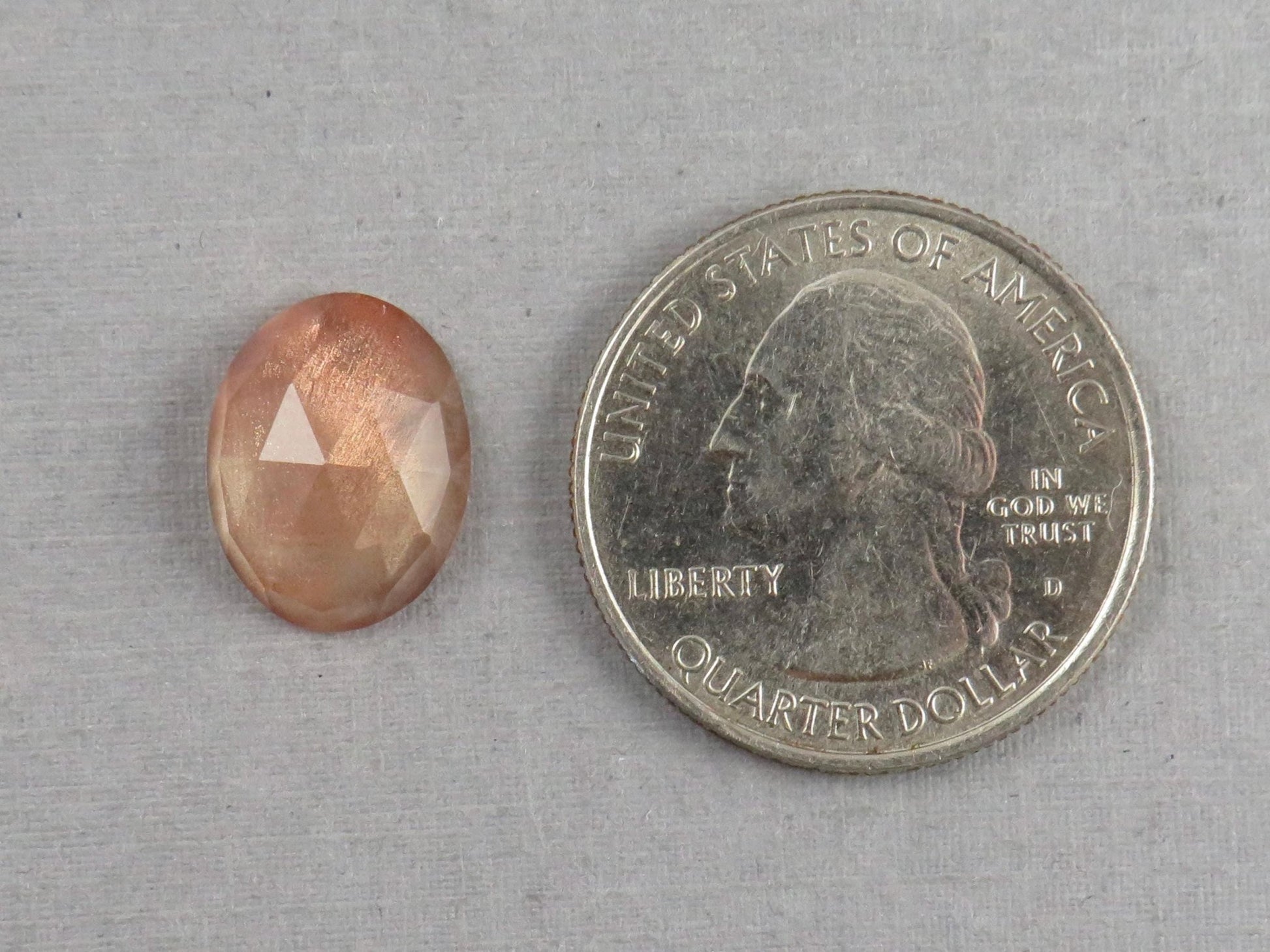 14x11 Oregon Sunstones with Schiller | Oval Rose Cut Cabochon | 5.2 carats | OSR125 - Gem Enthusiast