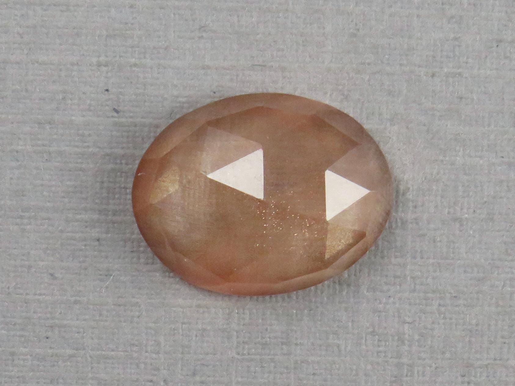 14x11 Oregon Sunstones with Schiller | Oval Rose Cut Cabochon | 5.2 carats | OSR125 - Gem Enthusiast