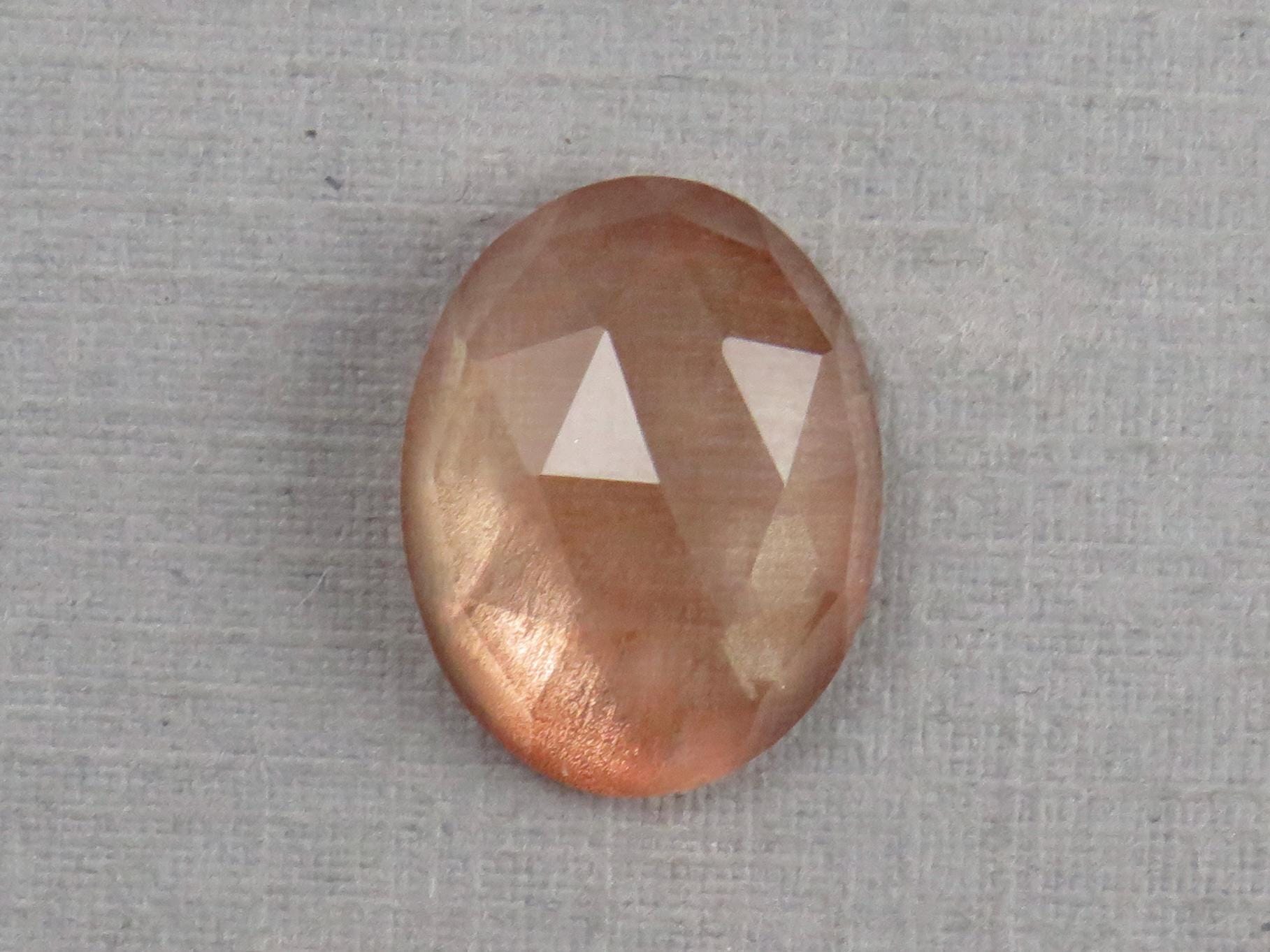 14x11 Oregon Sunstones with Schiller | Oval Rose Cut Cabochon | 5.2 carats | OSR125 - Gem Enthusiast