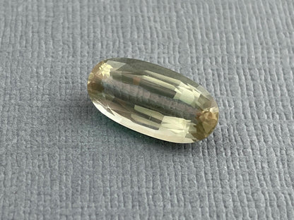 14x7 Green Oregon Sunstone Oval Faceted Gemstone | 3.47 carats | OSF156 - Oregon Sunstone - Gem Enthusiast