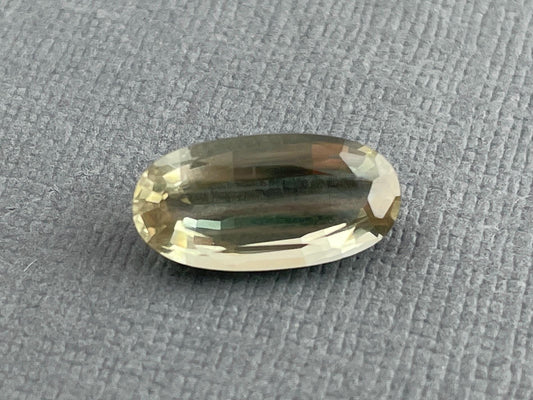 14x7 Green Oregon Sunstone Oval Faceted Gemstone | 3.47 carats | OSF156 - Oregon Sunstone - Gem Enthusiast