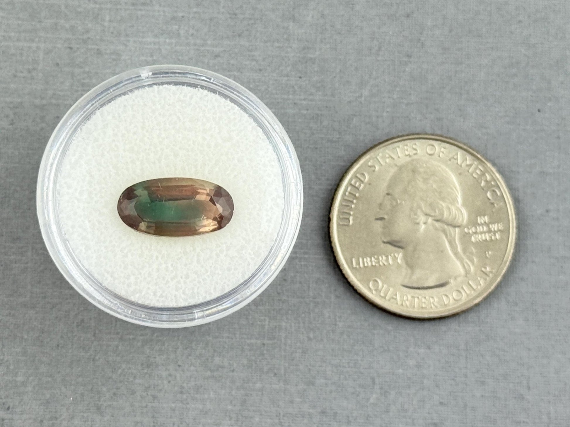 14x7 Oregon Sunstone Oval Faceted Gemstone | 3.7 carats | OSF226 - Oregon Sunstone - Gem Enthusiast