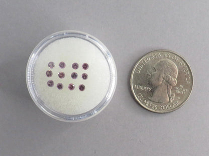 2.4mm Spinel Faceted Round | 0.8ct | Sold as Lot | SL133 - Gem Enthusiast