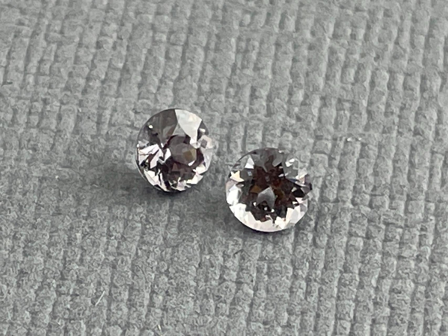 3.5 mm Pair Platinum Spinel Faceted Round | Natural Gemstone | SL115 - Gem Enthusiast