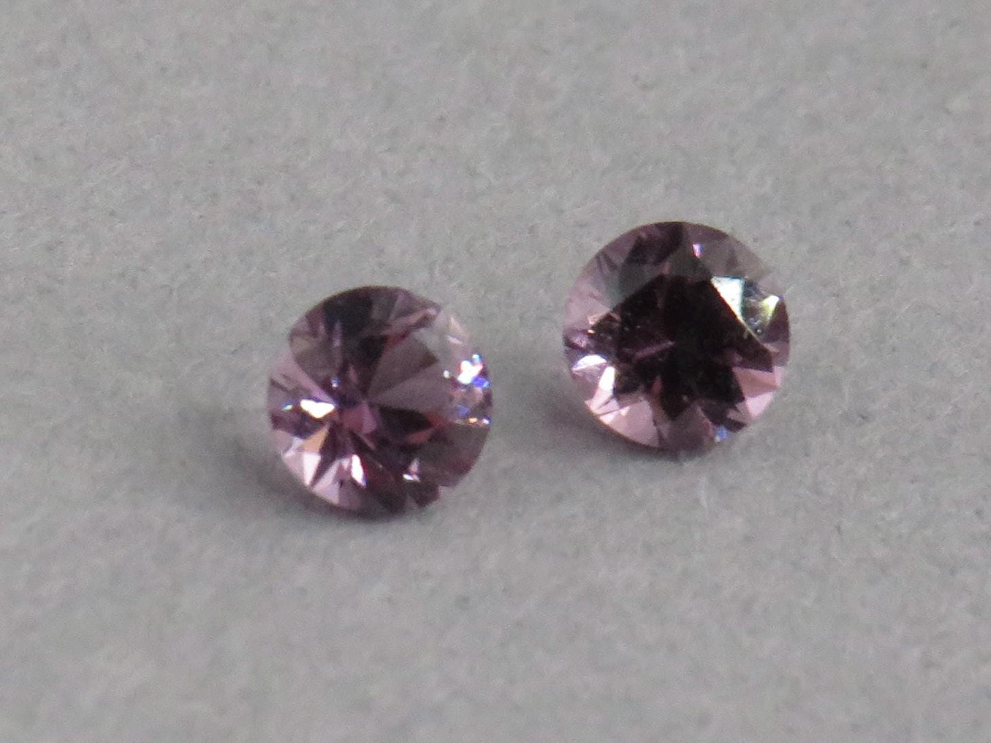 3.5 mm Pair Purple Spinel Faceted Round | Natural Gemstone | SL131 - Gem Enthusiast