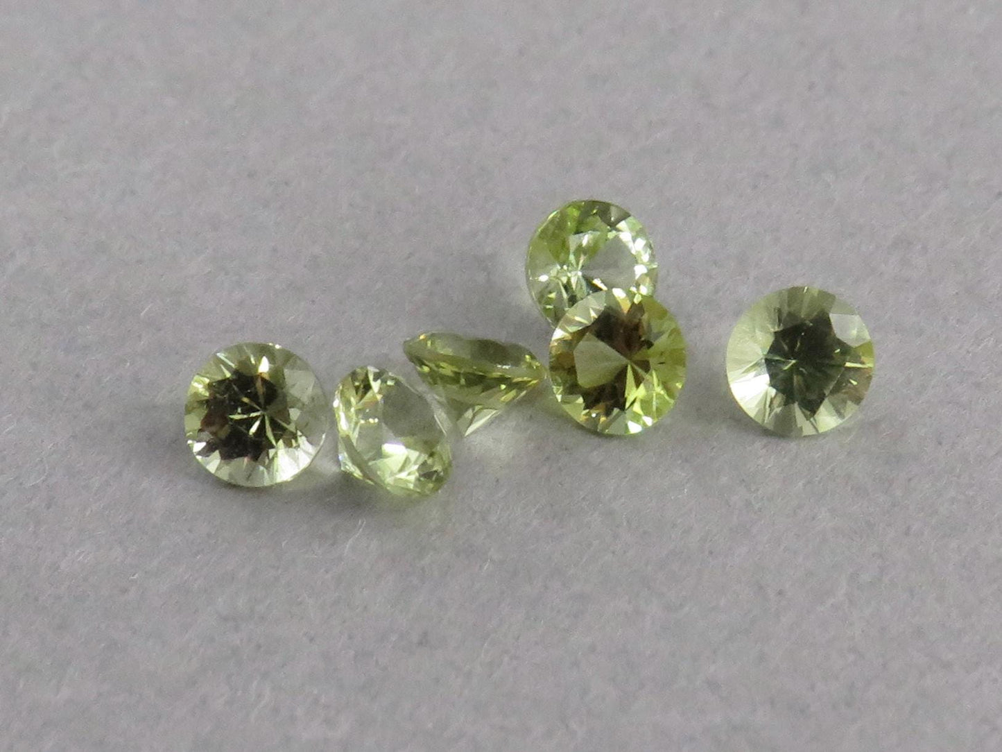 3.5mm Green Tourmaline - Himalaya Mine, San Diego County, California | Sold Per Stone | Pale Green - Gem Enthusiast