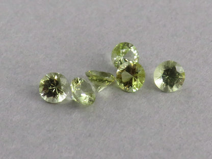 3.5mm Green Tourmaline - Himalaya Mine, San Diego County, California | Sold Per Stone | Pale Green - Gem Enthusiast