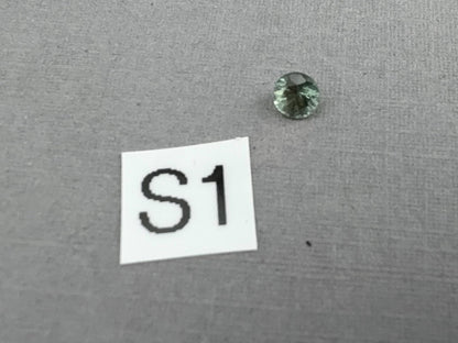 3.5mm Montana Sapphire: Green Round Brilliant Loose Gemstone, Per Stone - Gem Enthusiast