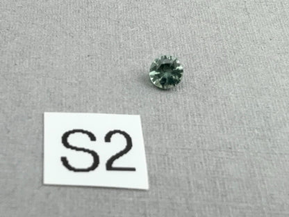 3.5mm Montana Sapphire: Green Round Brilliant Loose Gemstone, Per Stone - Gem Enthusiast