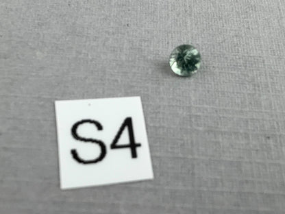 3.5mm Montana Sapphire: Green Round Brilliant Loose Gemstone, Per Stone - Gem Enthusiast