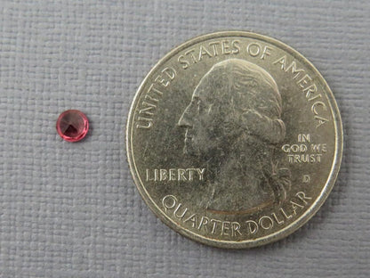 3.5mm Red Spinel | Faceted Round Natural Gemstone | SL124 - Gem Enthusiast