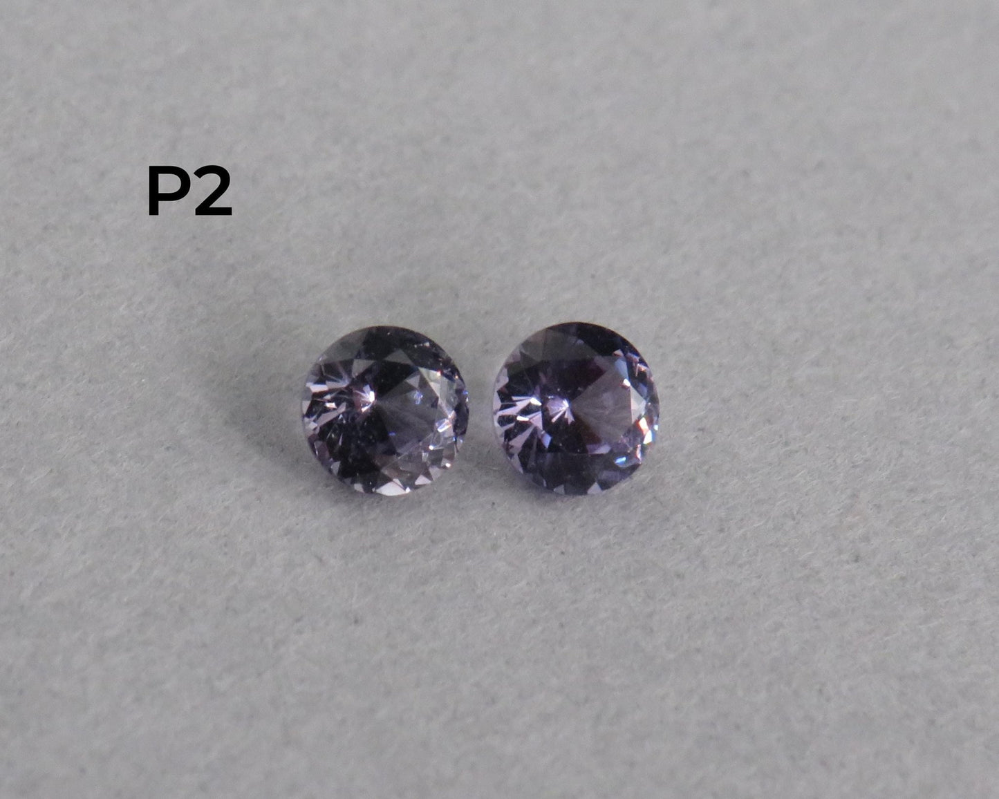 3.8mm Spinel Faceted Round Pairs | avg 0.57ct | Sold Per Pair | Okkampitiya, Sri Lanka | SL127 - Gem Enthusiast