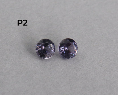 3.8mm Spinel Faceted Round Pairs | avg 0.57ct | Sold Per Pair | Okkampitiya, Sri Lanka | SL127 - Gem Enthusiast