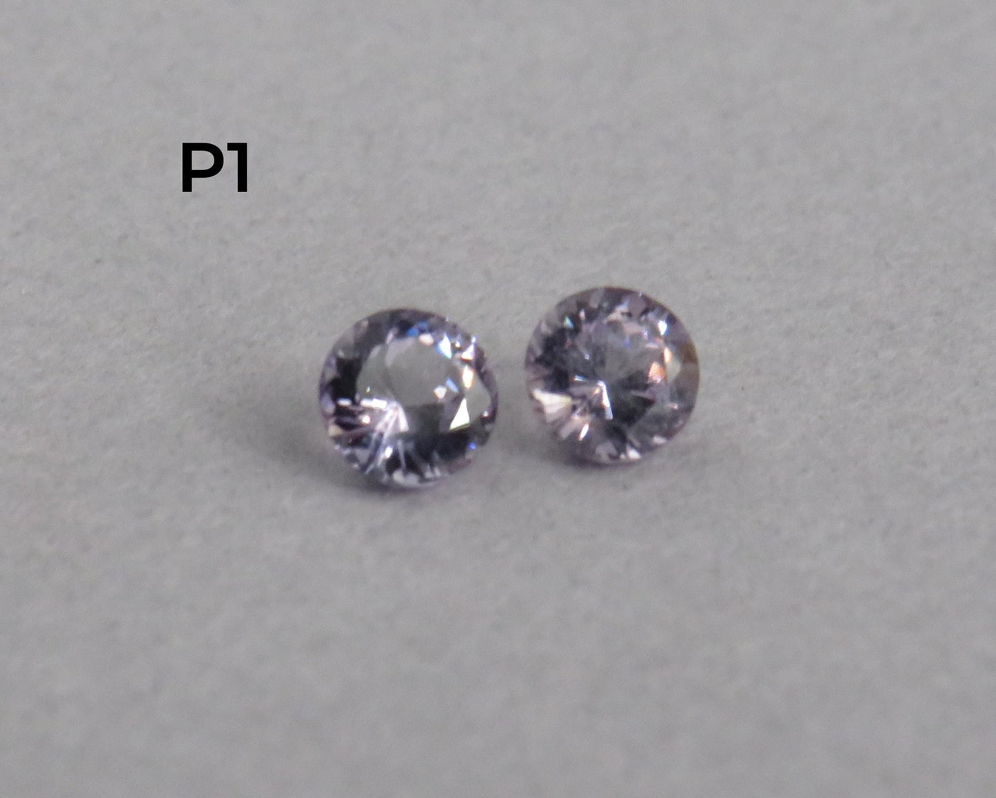 3.8mm Spinel Faceted Round Pairs | avg 0.57ct | Sold Per Pair | Okkampitiya, Sri Lanka | SL127 - Gem Enthusiast
