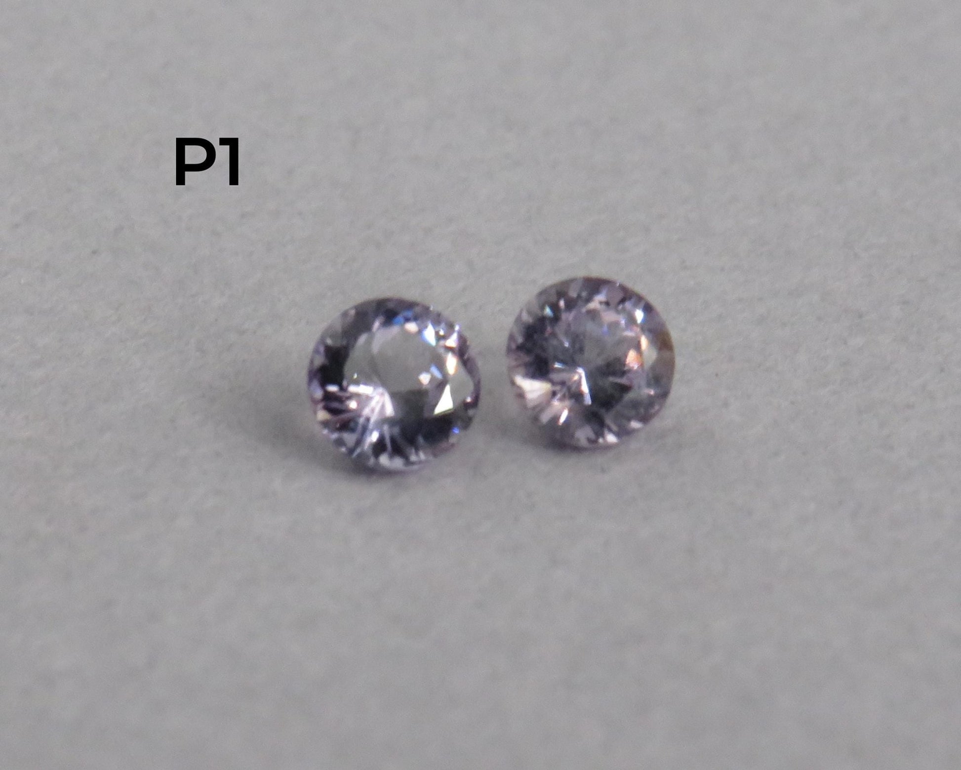 3.8mm Spinel Faceted Round Pairs | avg 0.57ct | Sold Per Pair | Okkampitiya, Sri Lanka | SL127 - Gem Enthusiast
