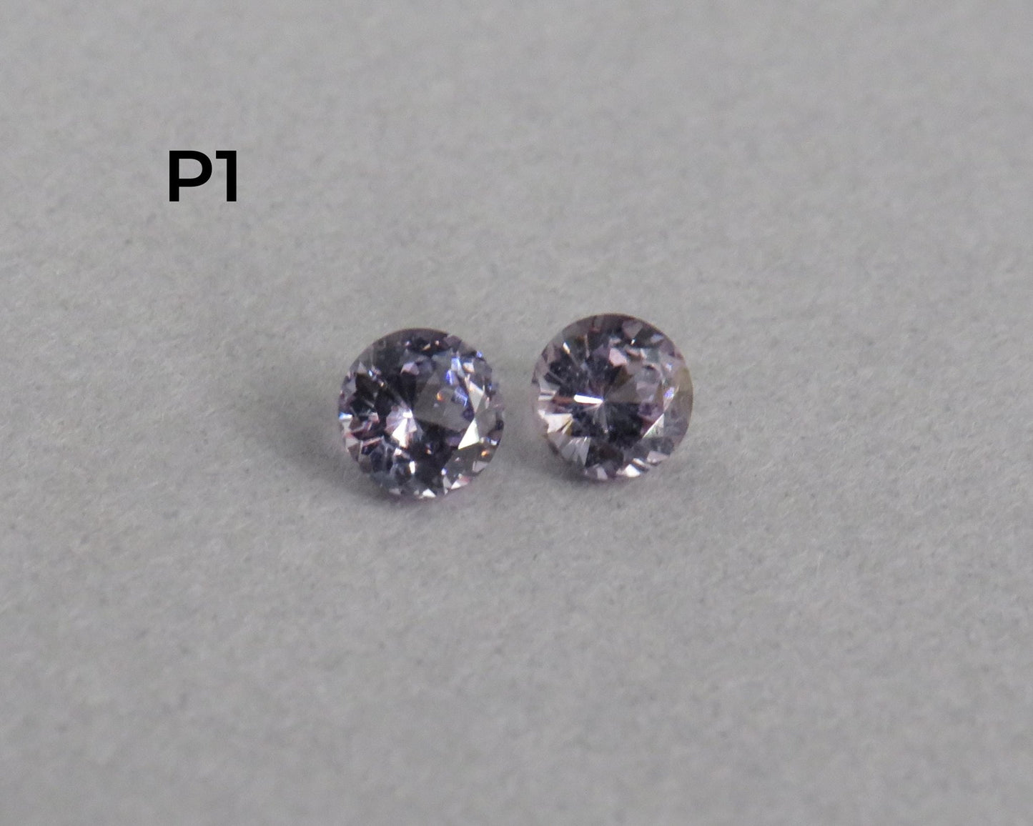3.8mm Spinel Faceted Round Pairs | avg 0.57ct | Sold Per Pair | Okkampitiya, Sri Lanka | SL127 - Gem Enthusiast