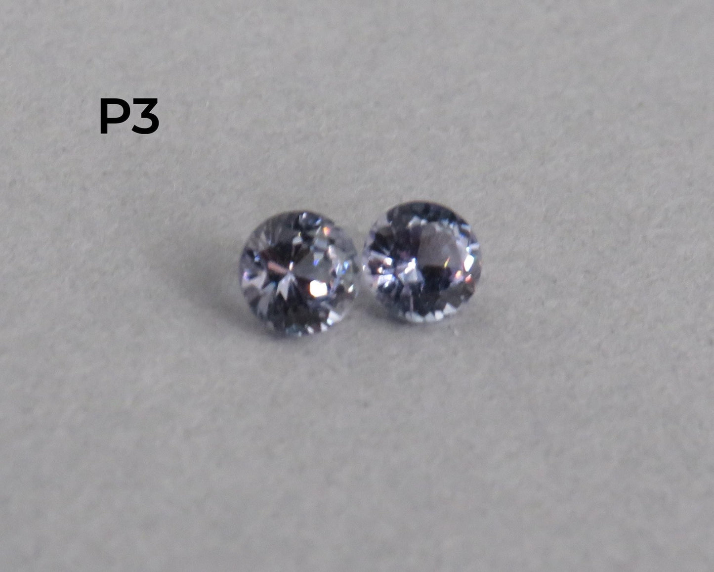 3.8mm Spinel Faceted Round Pairs | avg 0.57ct | Sold Per Pair | Okkampitiya, Sri Lanka | SL127 - Gem Enthusiast