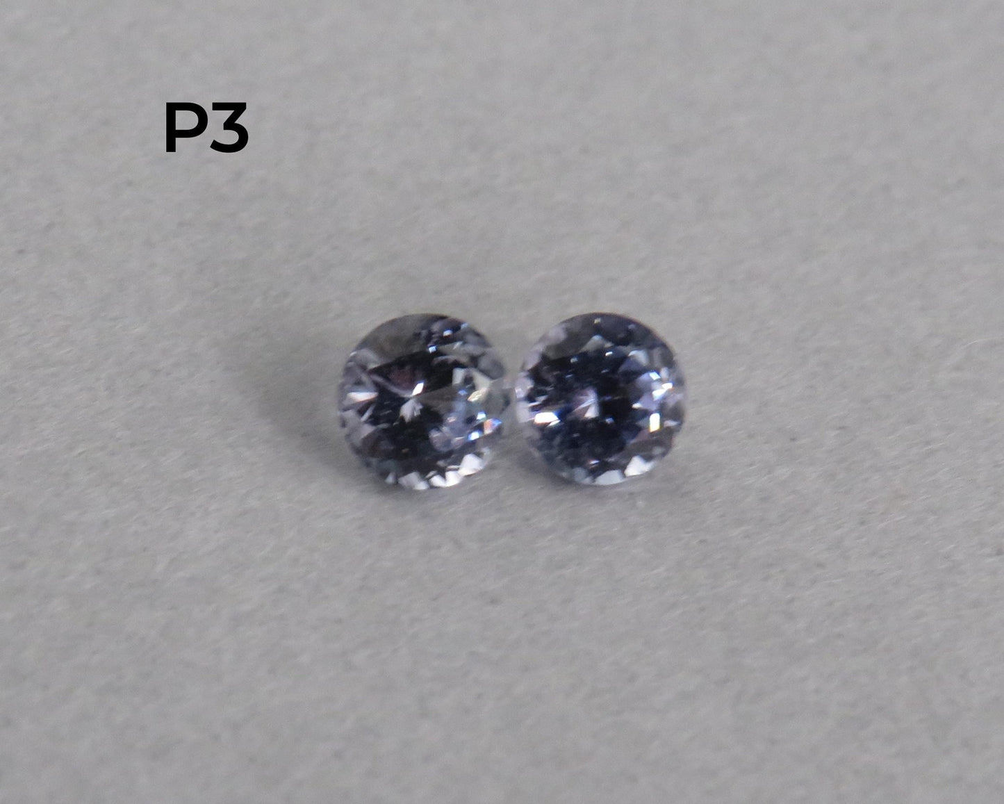 3.8mm Spinel Faceted Round Pairs | avg 0.57ct | Sold Per Pair | Okkampitiya, Sri Lanka | SL127 - Gem Enthusiast