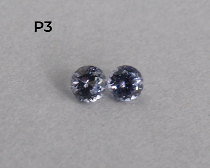 3.8mm Spinel Faceted Round Pairs | avg 0.57ct | Sold Per Pair | Okkampitiya, Sri Lanka | SL127 - Gem Enthusiast