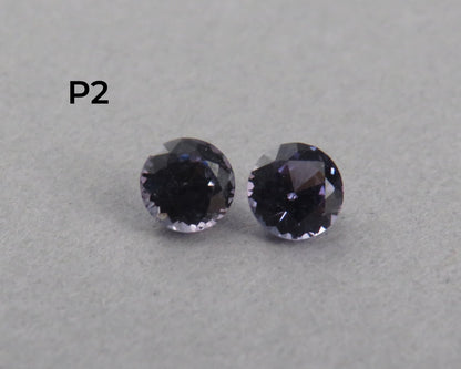 3.8mm Spinel Faceted Round Pairs | avg 0.57ct | Sold Per Pair | Okkampitiya, Sri Lanka | SL127 - Gem Enthusiast
