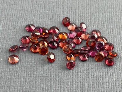 3mm Anthill Sunset Garnet | Mined in Arizona, USA | Calibrated - Gem Enthusiast