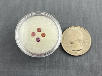 3mm Anthill Sunset Garnet | Mined in Arizona, USA | Calibrated - Gem Enthusiast